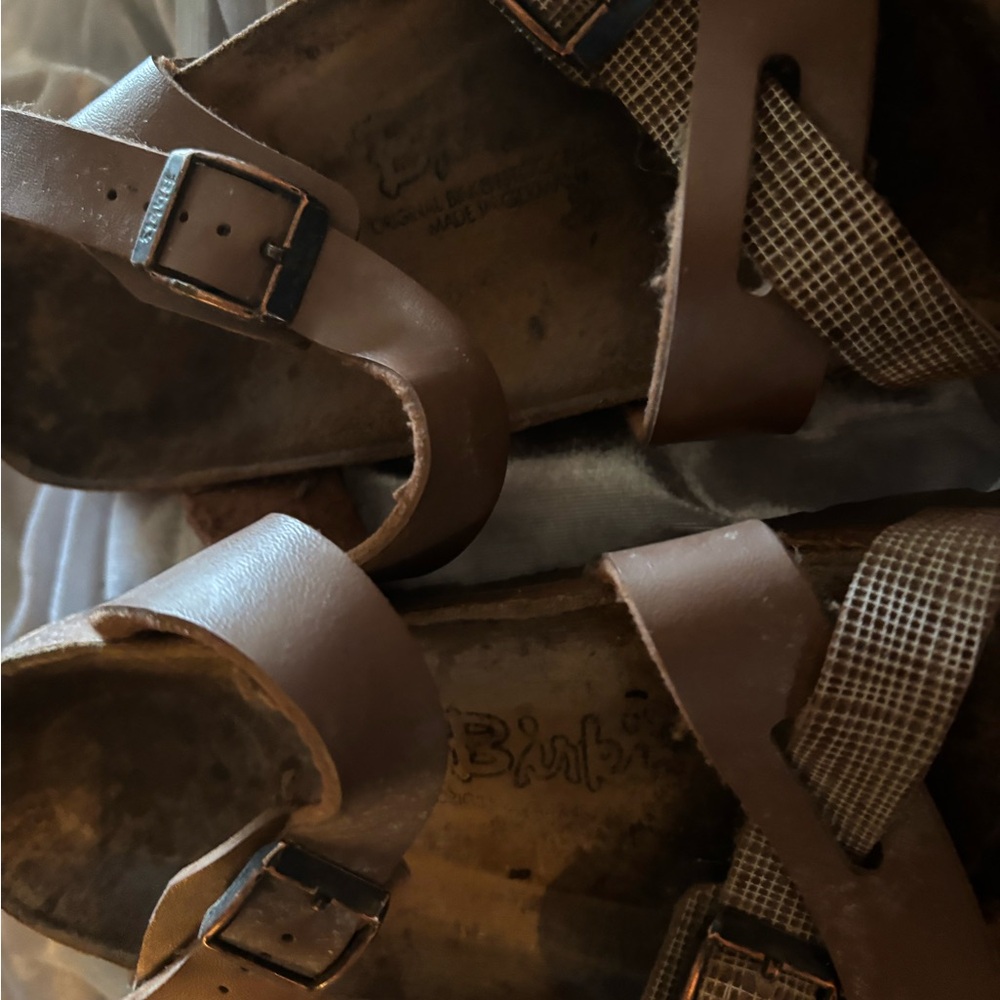 Birkenstock Brown Leather Strappy Sandals. EU 39 - Picture 3 of 3